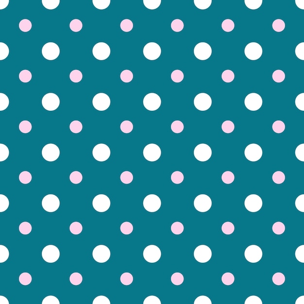 Abstract vector dotted seamless pattern