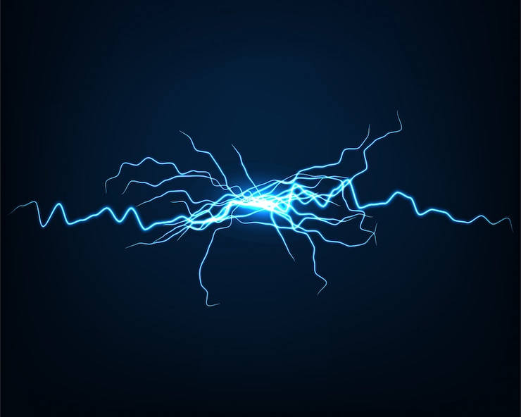 Vector abstract vector elektrisch licht als achtergrond.