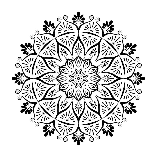 Vector abstract vector ethnic mandala art7