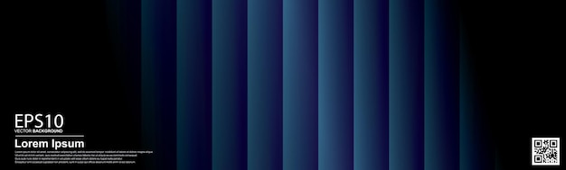 Fondo variopinto geometrico del modello di vettore astratto modello di banner poster blu scuro