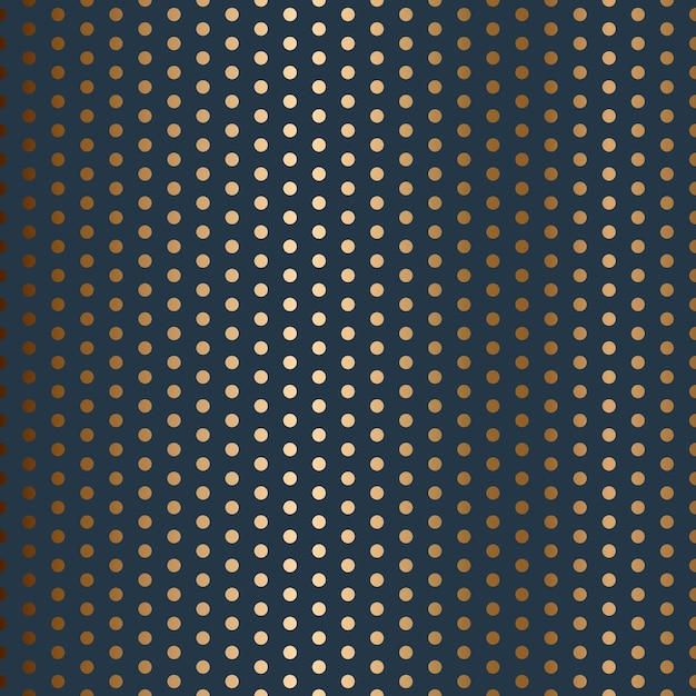 Vector abstract vector geometric seamless golden pattern blue background