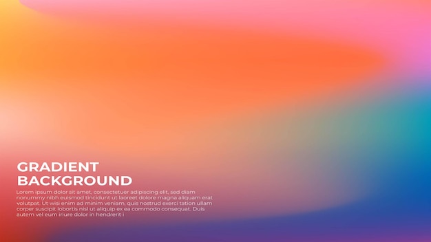 Abstract vector gradiënt kleur achtergrondontwerp