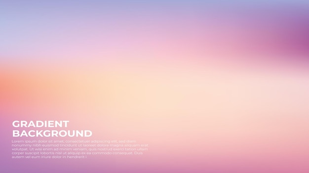 Abstract vector gradiënt pastel kleur hologram achtergrondontwerp