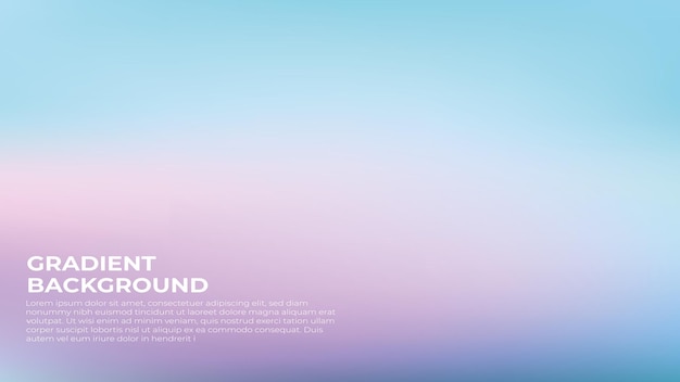 Abstract vector gradiënt pastel kleur hologram achtergrondontwerp