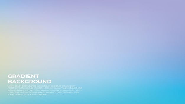 Abstract vector gradiënt pastel kleur hologram achtergrondontwerp