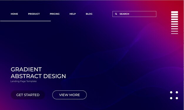 Vector abstract vector gradient technology background for websites