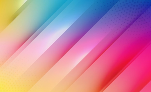 Abstract vector gradient yellow blue and pink background art