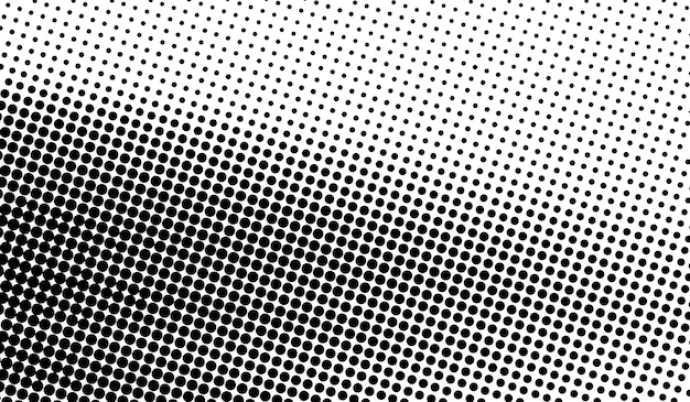 Abstract vector grunge halftone distorted shapes background banner