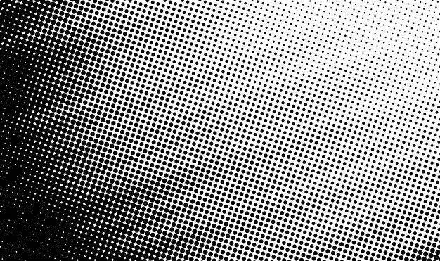 Abstract vector grunge halftone distorted shapes background banner