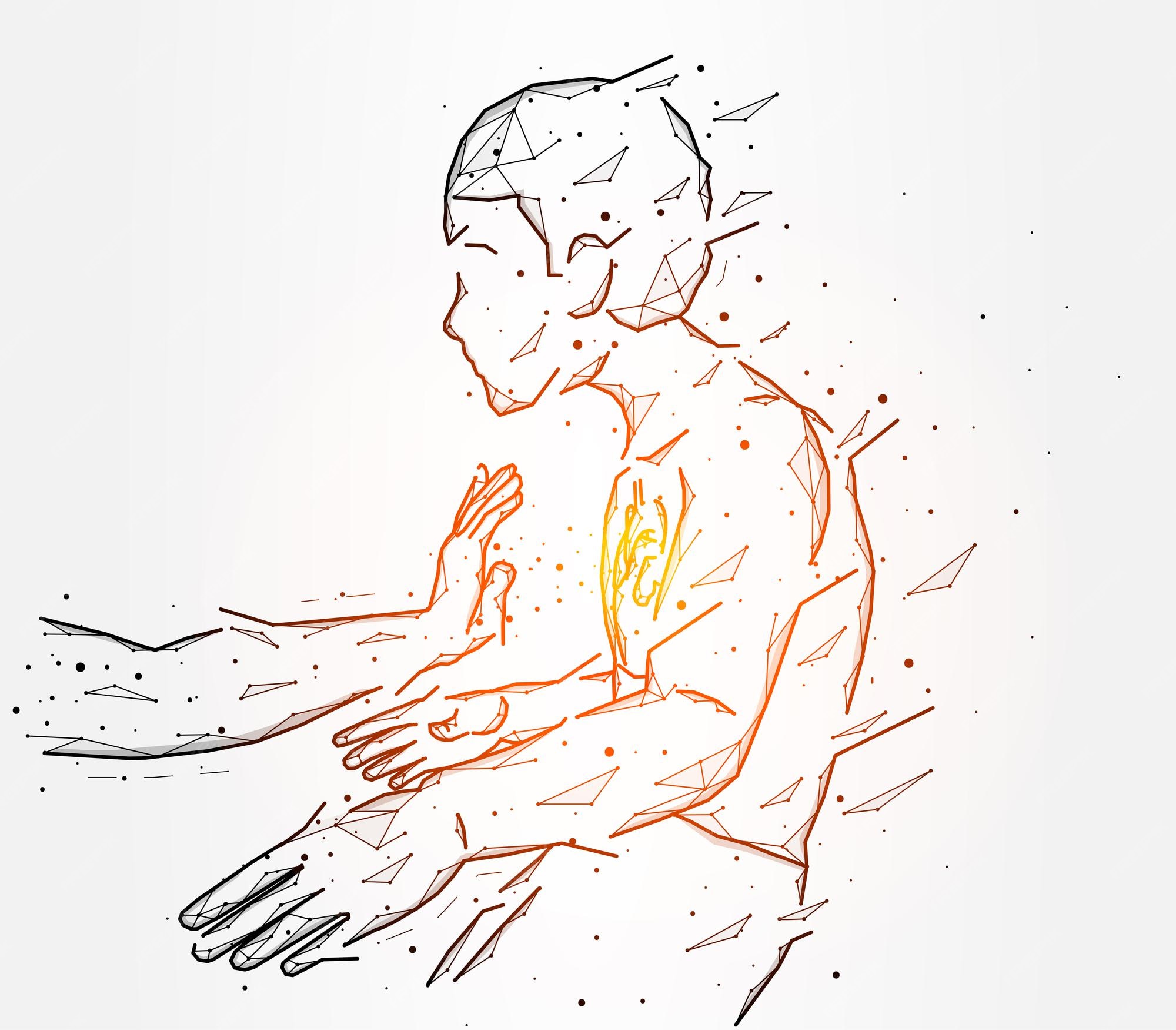 premium-vector-abstract-vector-illustration-of-a-man-being-pushed