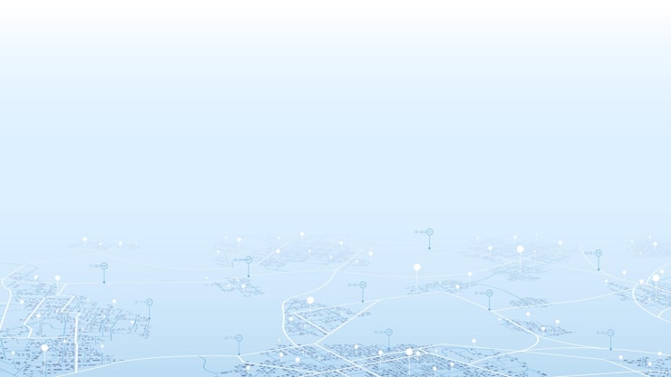 Vector 道路抽象向量地图与数据图形可视化 地图图上的抽象背景数据 泛光图作为网页的标题 可编辑的同度图形与复制空间