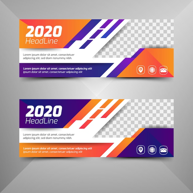 Abstract vector modern flyers brochure