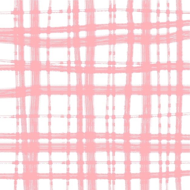 Abstract vector pattern in a cage irregular lines vertical and horizontal brush strokes