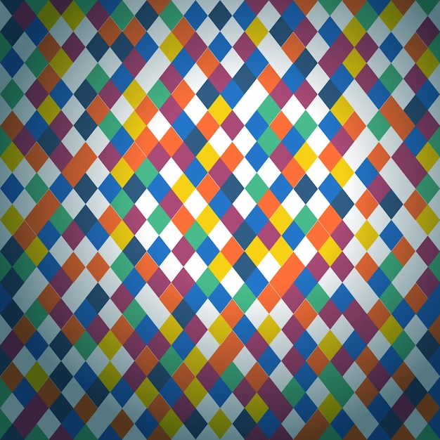 さまざまな青色の要素の抽象的なベクトル パターン