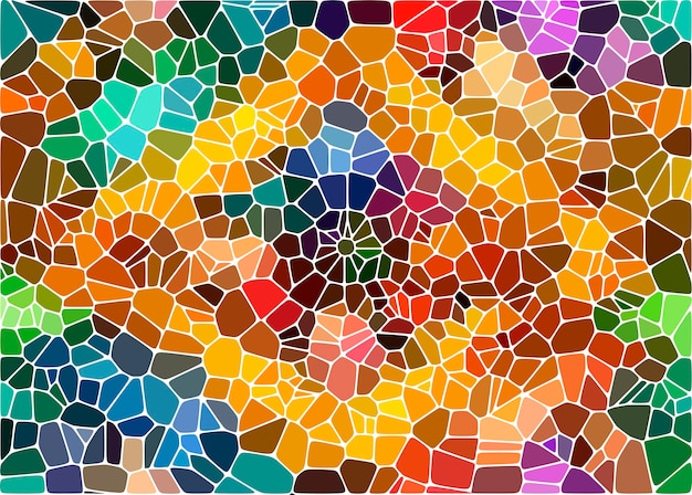 Abstract vector stained glass background