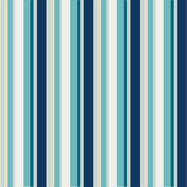 Abstract vector striped seamless pattern with colored stripes