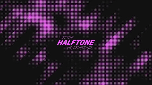 Vector abstract vector torn violet halftone background. scrathed dotted texture element.