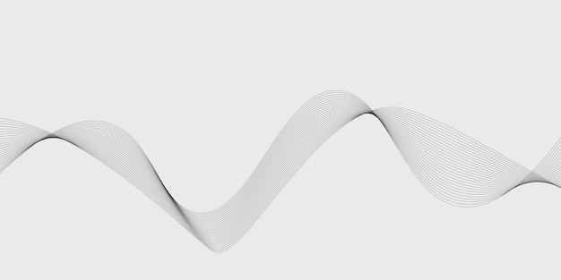 Abstract vector waves background Wave element for design