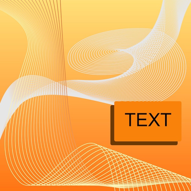 Абстрактный вектор желтый векторный фон с текстом
