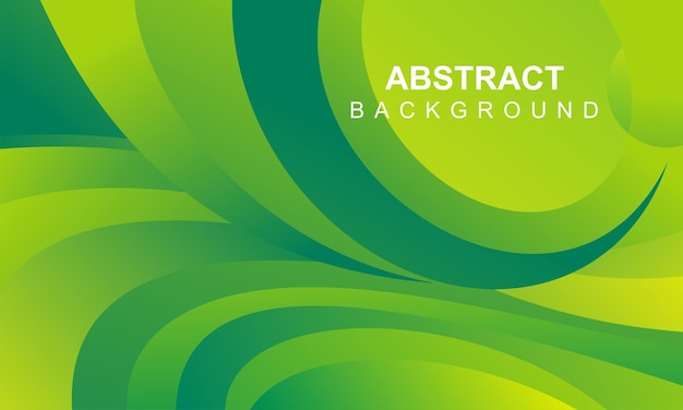 Abstract vectorontwerp voor banner en achtergrondontwerpmalplaatje met groen kleurenconcept