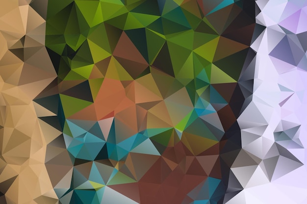 Abstract veelhoekig art deco-ontwerp