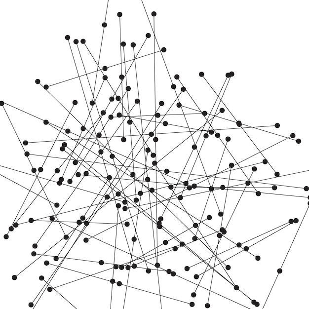 Vector abstract veelhoekig beeld dat bestaat uit kristallijne vorm met randlijnen hoekpunt geometrische achtergrond in molecuulstructuur van dna en neuronen vector illustratie eps 10 voor zakelijk ontwerp