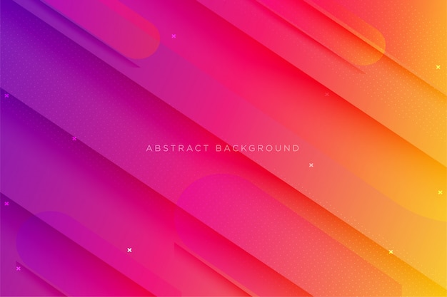 Abstract verloop papercut vorm achtergrond Premium