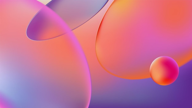 abstract vibrant gradient background saturated colors smears