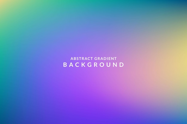 Abstract vibrant gradient colorful background vector