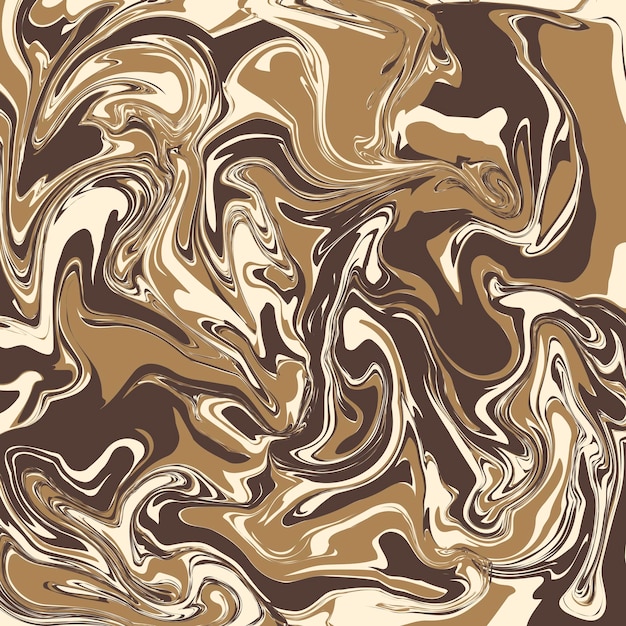 Abstract Vierkante achtergrond met kleurrijke golven Vloeibare trendy vectorillustratie in stijl retro 60s