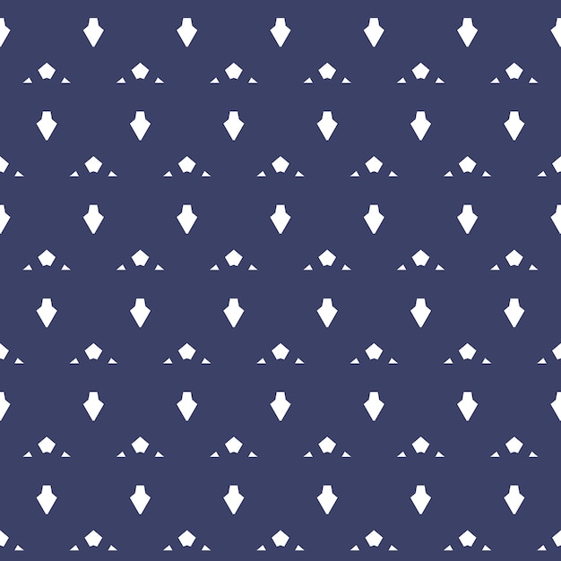 抽象的なヴィンテージ幾何学的なシームレスパターン青い背景