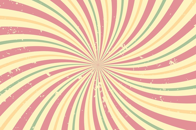 Abstract vintage retro sunburst rays background