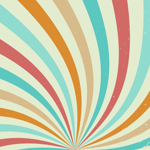 Abstract vintage retro sunburst rays background