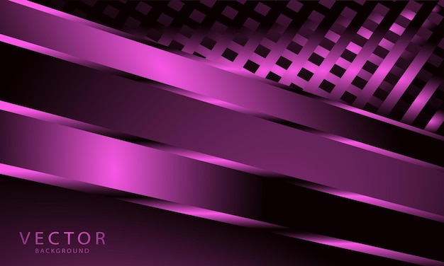 Abstract violet light arrow on black. design modern luxury futuristic