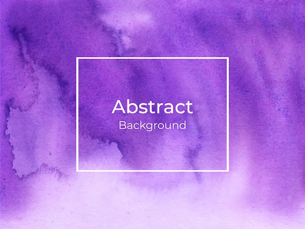 Abstract violet watercolor background