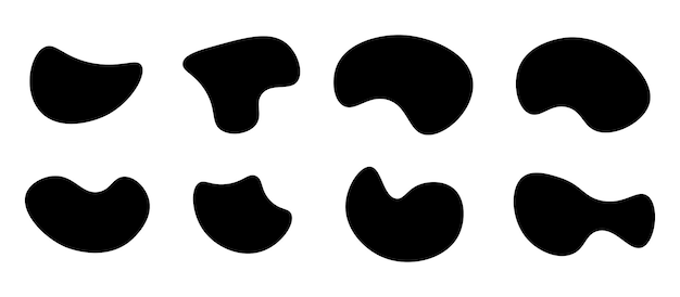 Abstract vloeibare vorm banner sjabloon