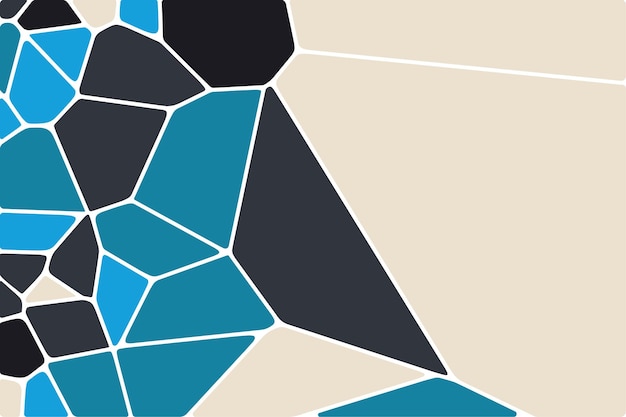 Vettore fondo astratto del mosaico della maglia del diagramma di voronoi