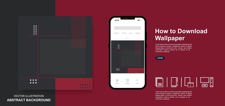 Vector abstract wallpaper colorful background social media post templates design
