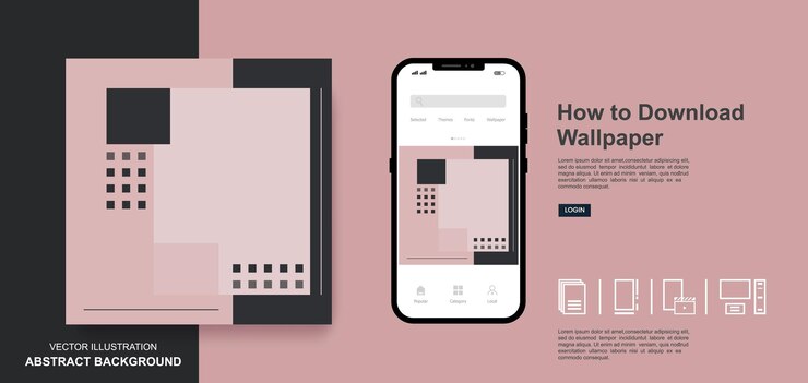 Vector abstract wallpaper colorful background social media post templates design