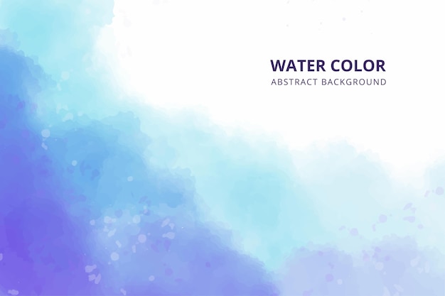 Abstract water color background brushes
