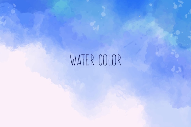 Abstract water color brushes background