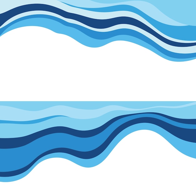 Abstract water wave design background