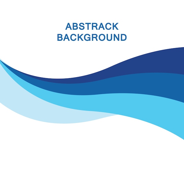 Vector abstract water wave design background