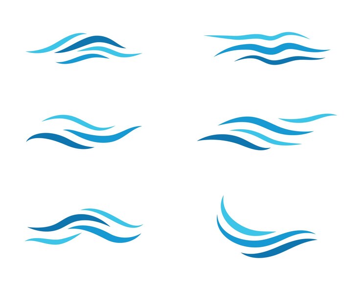 Premium Vector | Abstract water wave illustration