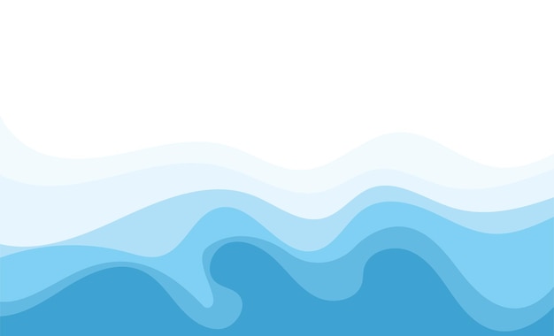 Vettore fondo astratto di progettazione dell'illustrazione di vettore dell'onda di acqua