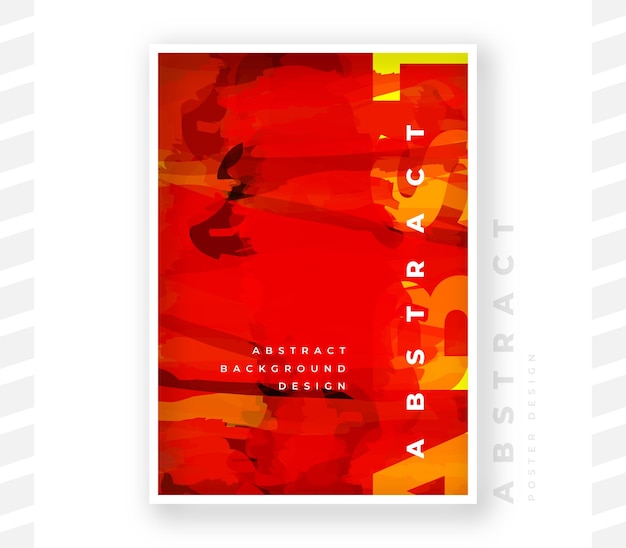 Abstract watercolor background book cover poster or brochure cover design