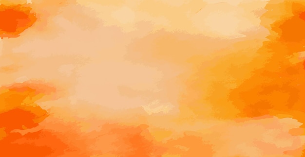 abstract watercolor background orange yellow paper texture colorful watercolor grunge vector