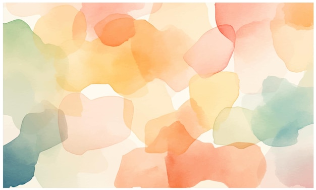 Vector abstract watercolor background pastel colors