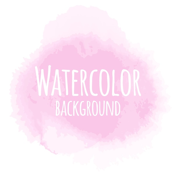 Abstract watercolor background pink color