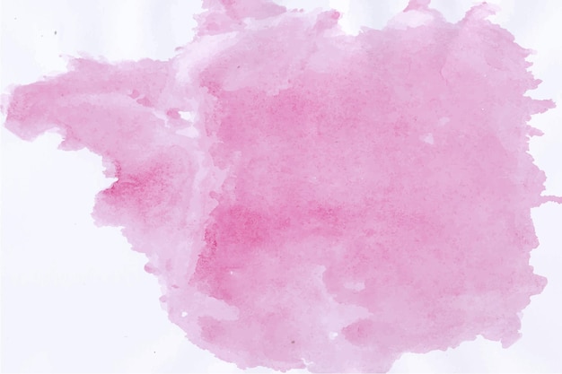 Vector abstract watercolor background pink hand painted